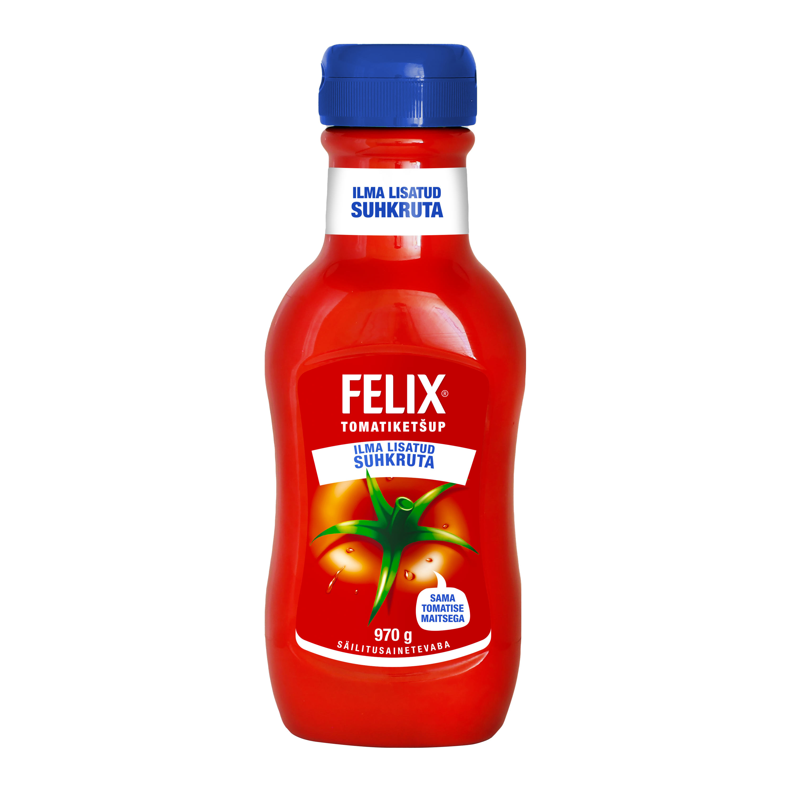 Felix Tomatiketšup ilma lisatud suhkruta 970g