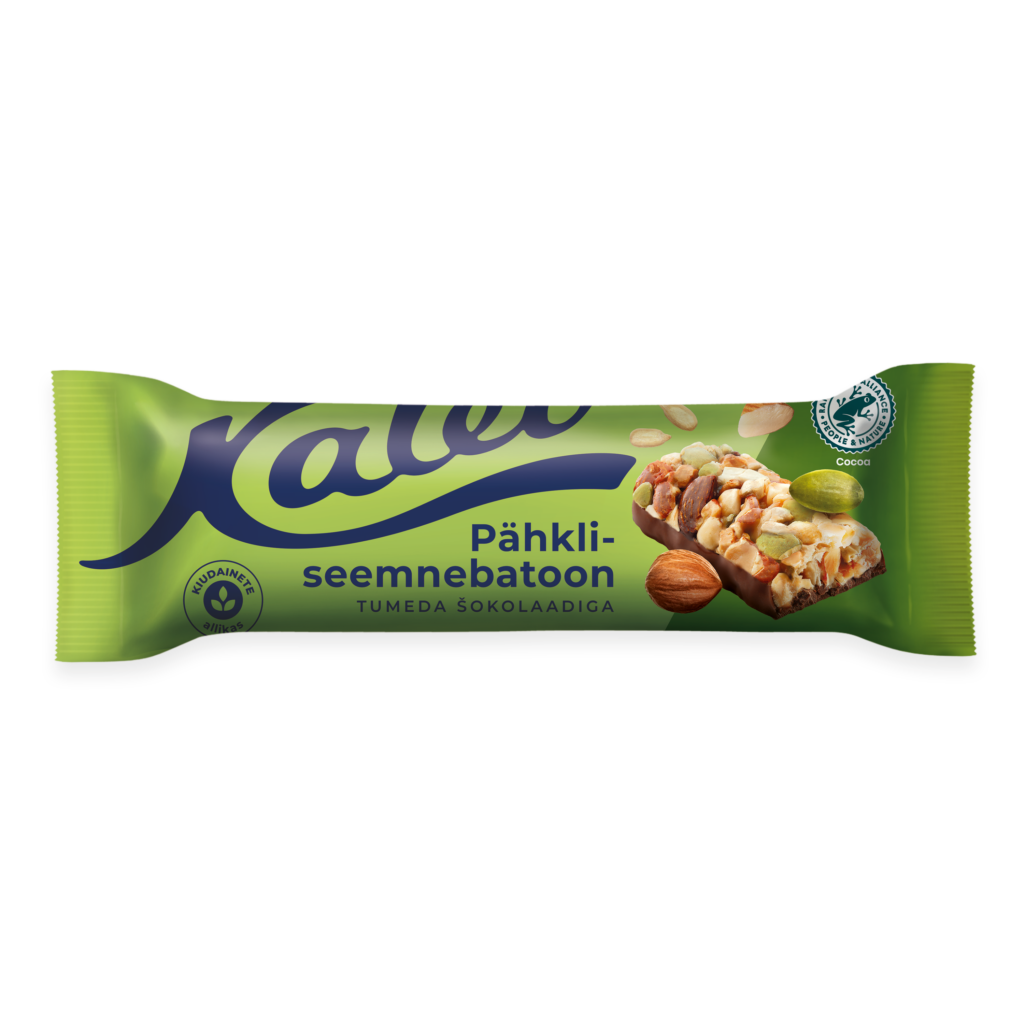 Nuts and seeds bar with dark chocolate 40g - Orkla pood