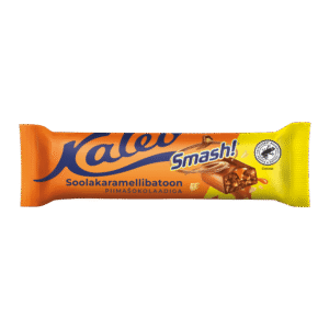 Kalev Smash! батончик с соленой карамелью в молочном шоколаде 40г