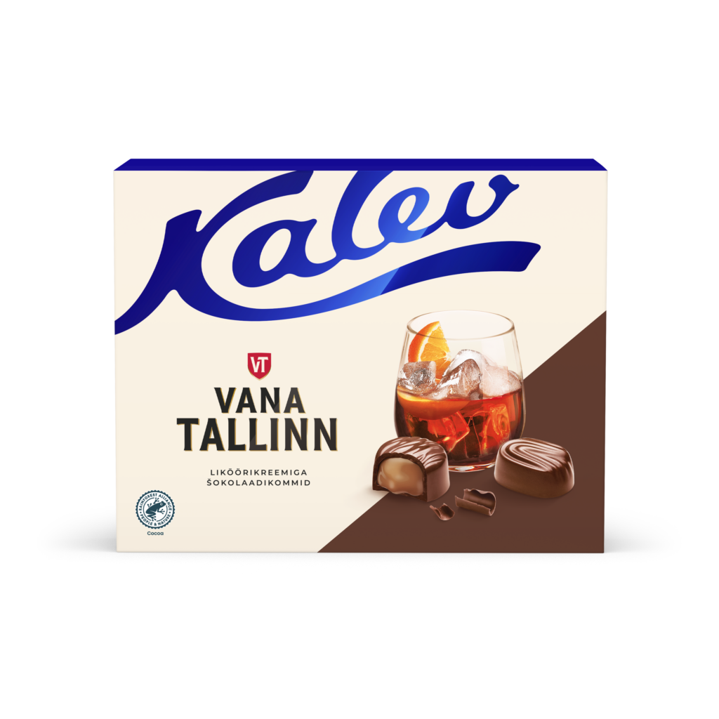 Kalev Chocolate candies with Vana Tallinn liqueur cream filling 122g