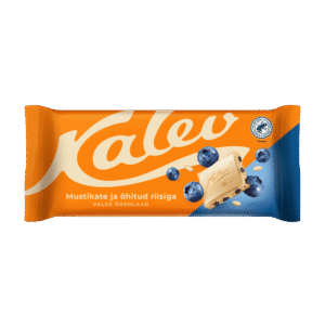 Kalev white chocolate with crisped rice and blueberry 95g