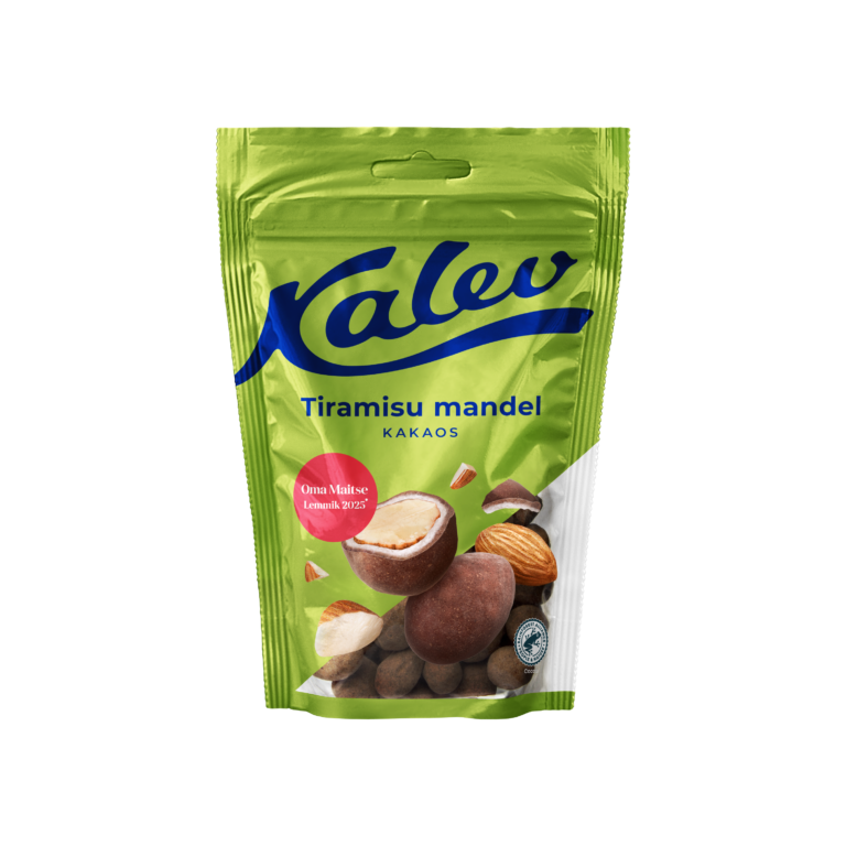 Kalev tiramisu flavoured cocoa coated almond 140g