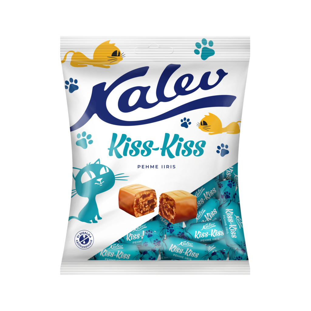 Kalev Kiss-Kiss soft toffee 150g - Orkla pood