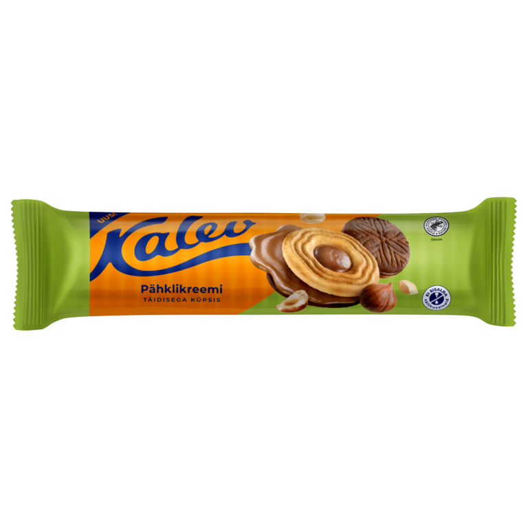 Kalev печенье с ореховым кремом 205г