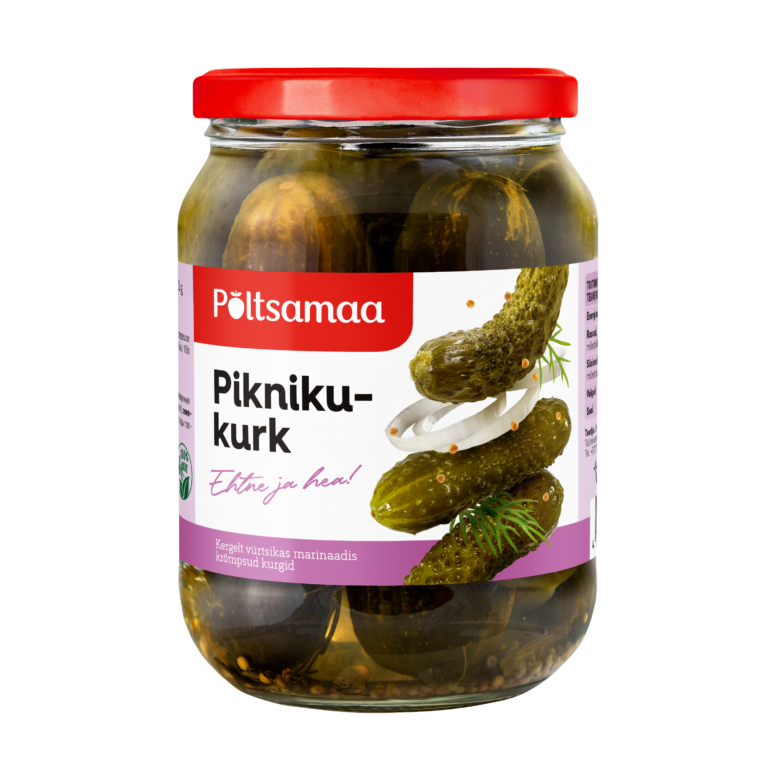Põltsamaa Picnic Cucumbers (whole) 680g