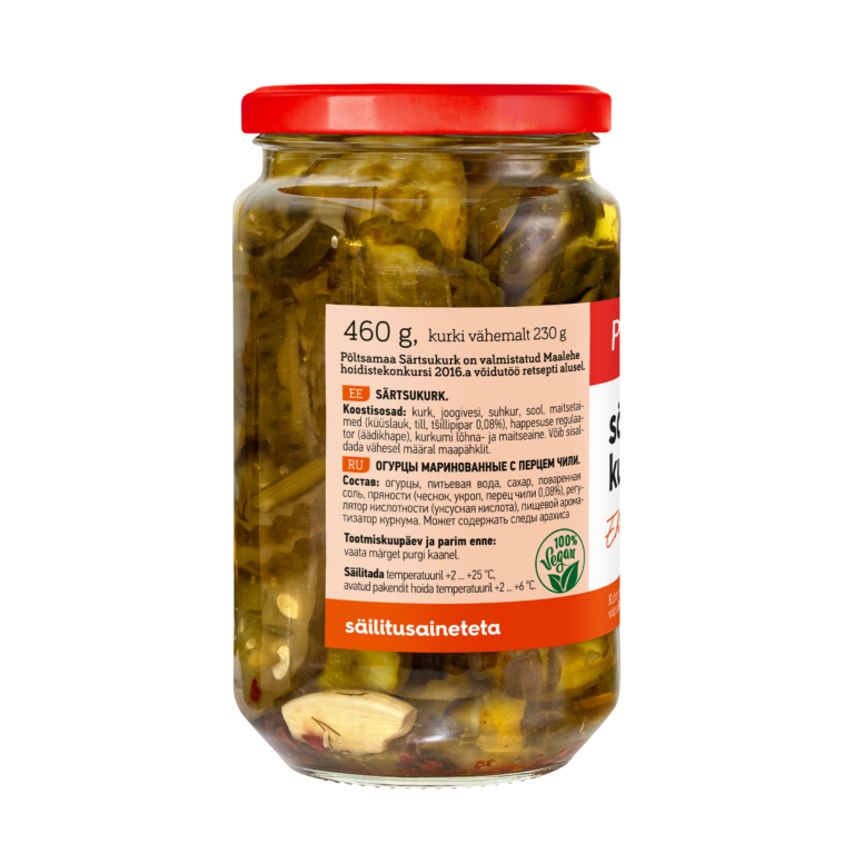 Põltsamaa Spicy Cucumbers 460g - Image 21