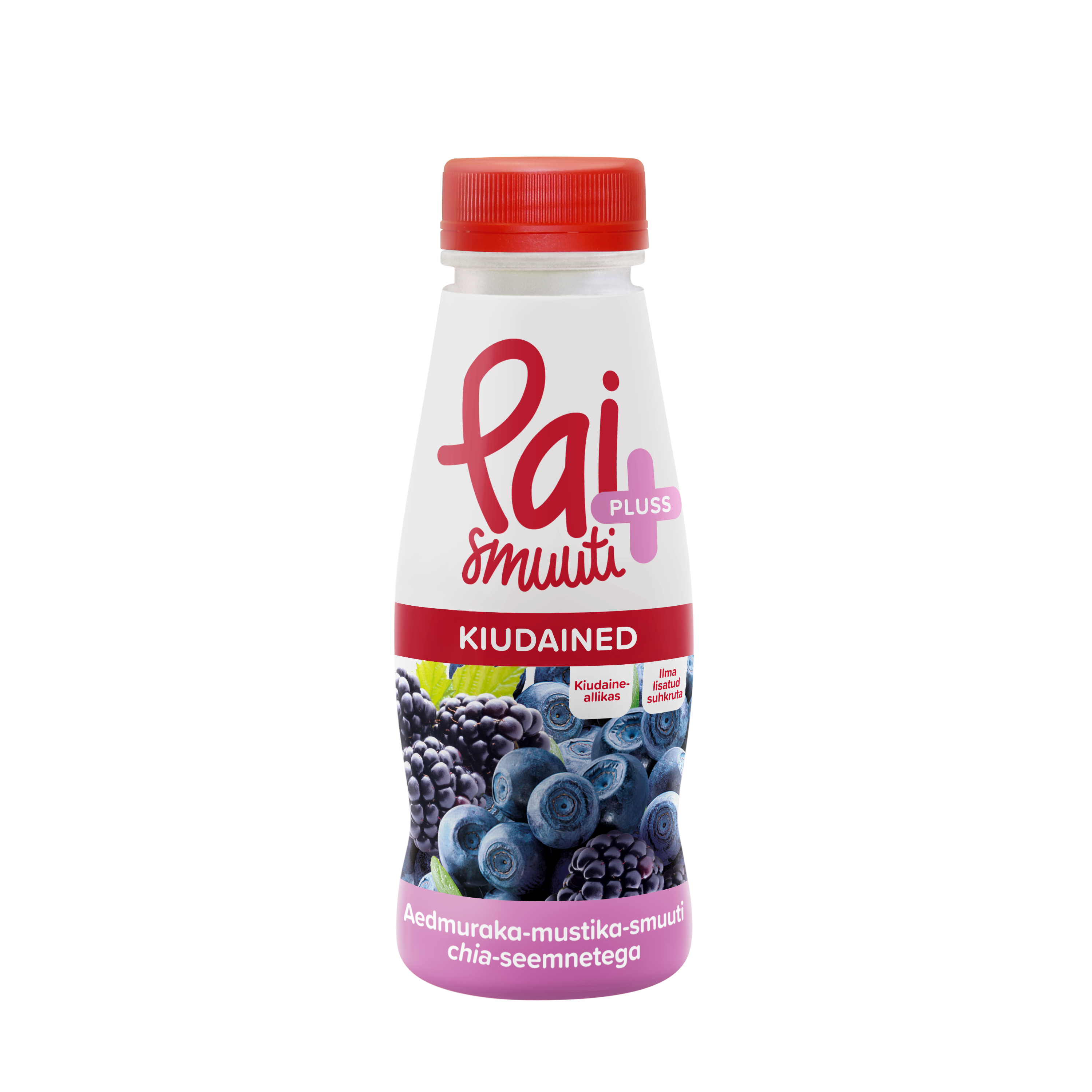 Pai pluss Aedmuraka-mustika smuuti chia-seemnetega 280ml