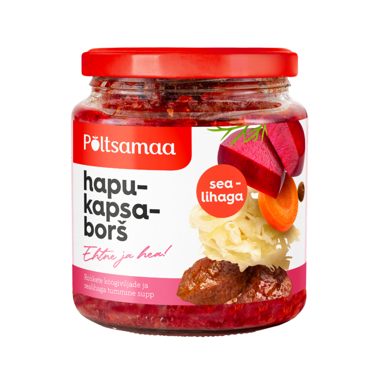Põltsamaa Hapukapsaborš sealihaga 530g