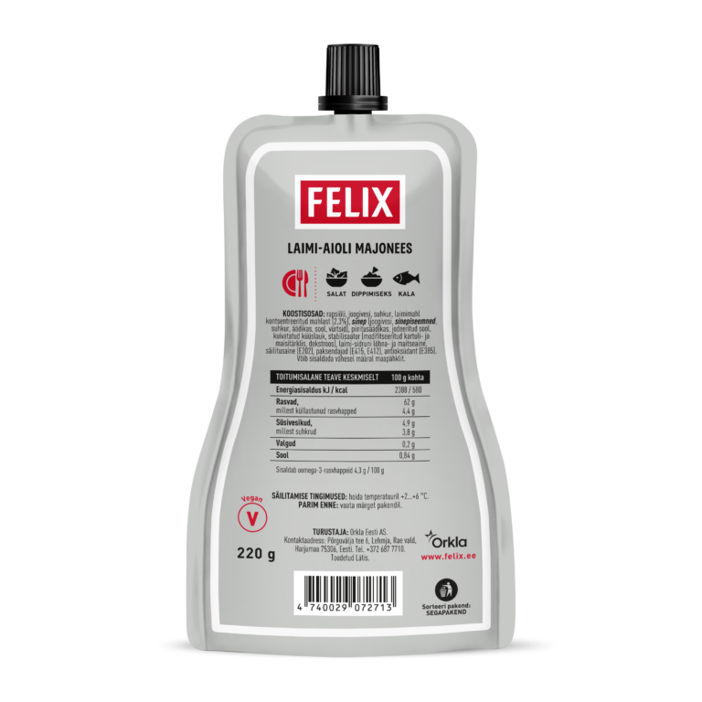 Felix Laimi-aioli majonees 220g - Image 2