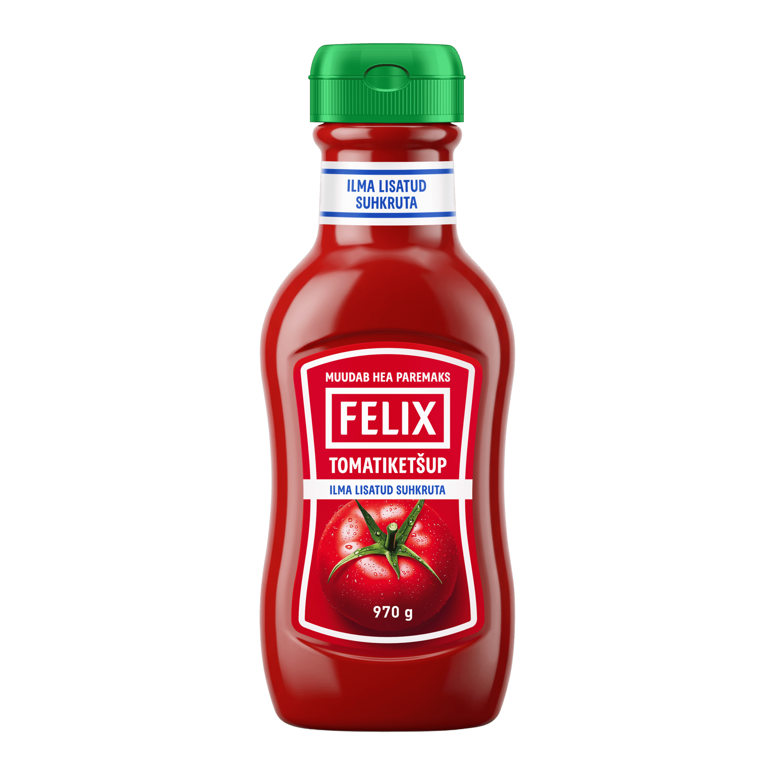Felix Tomatiketšup ilma lisatud suhkruta 970g