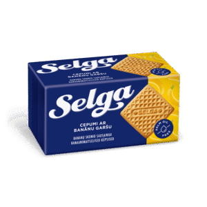 Selga формовое печенье с банановым вкусом 180г