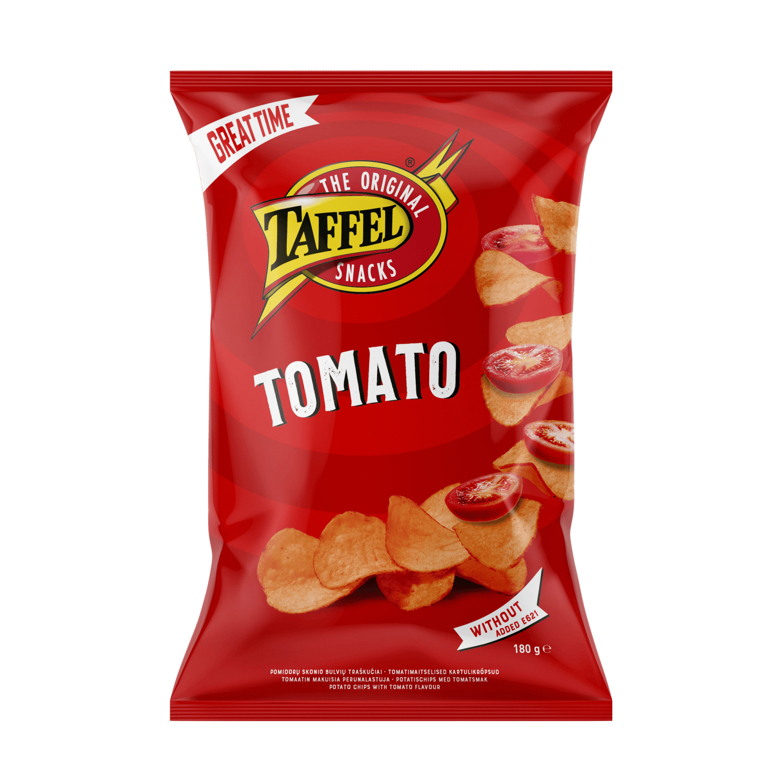 Taffel tomatimaitselised siledad kartulilaastud 180g
