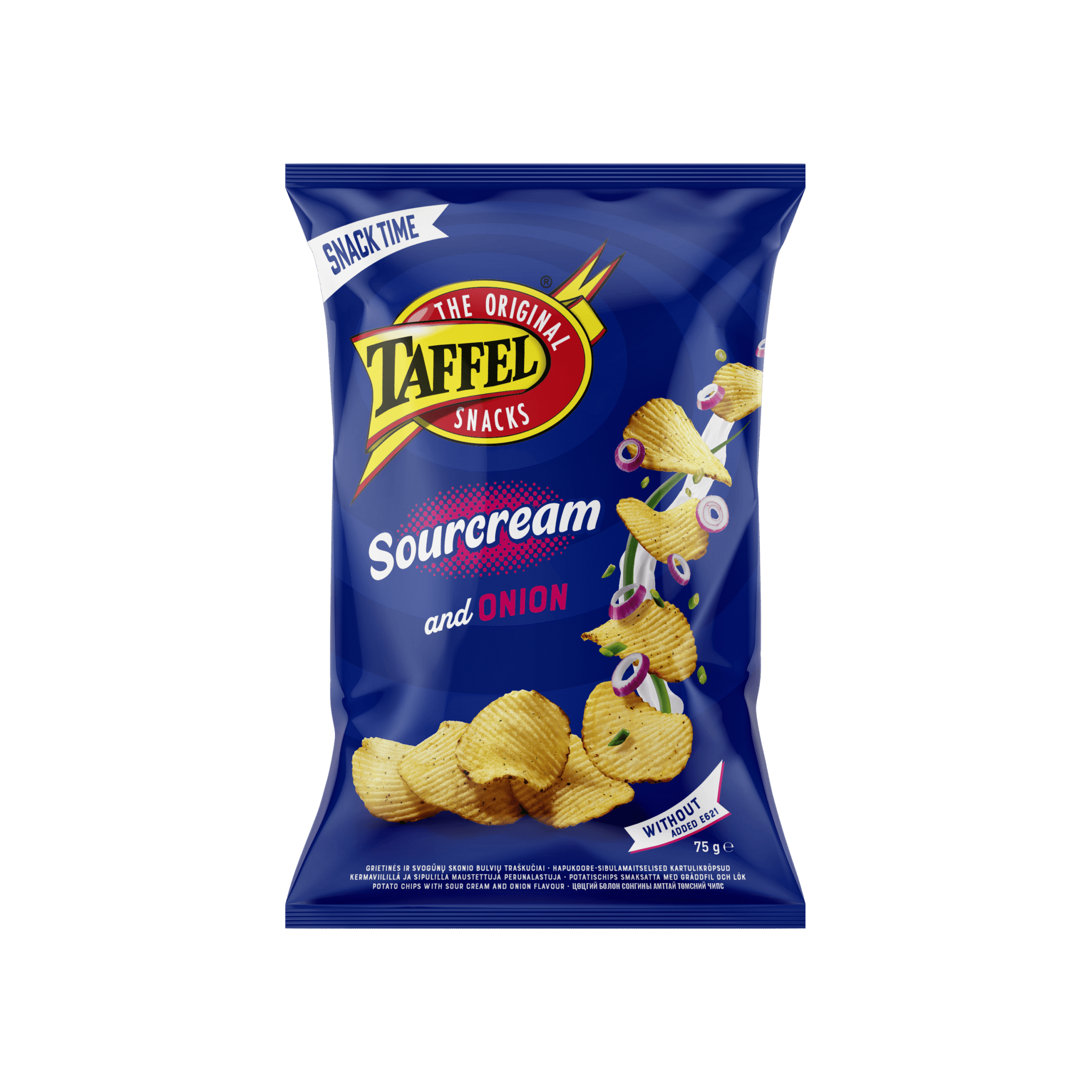 Taffel hapukoore-sibulamaitselised kartulilaastud 75g