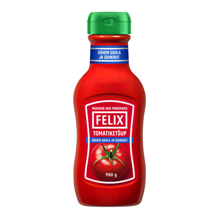 Felix Tomatiketšup vähema soola ja suhkruga 980g