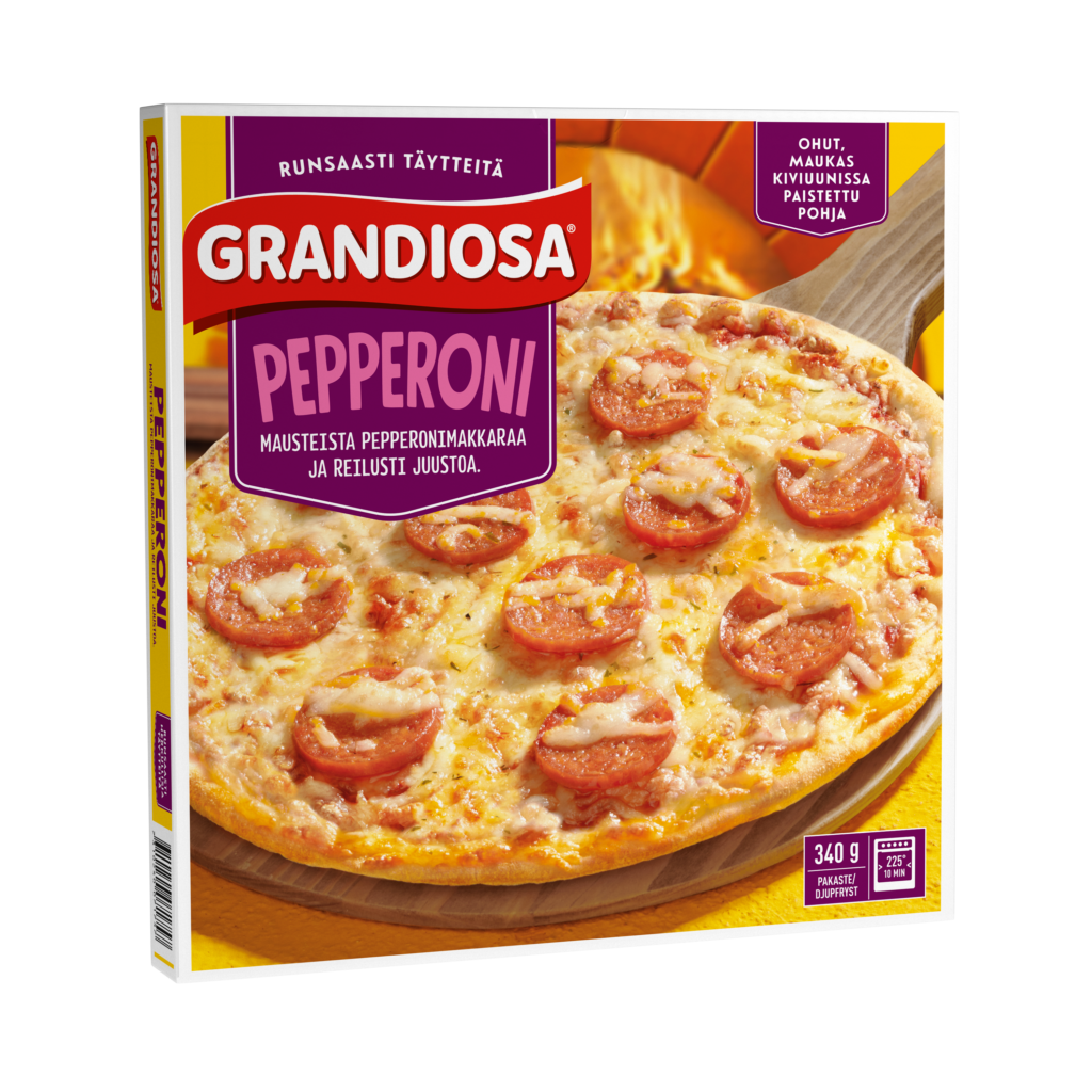 Grandiosa Pepperoni kiviahjupizza 340g - Orkla pood