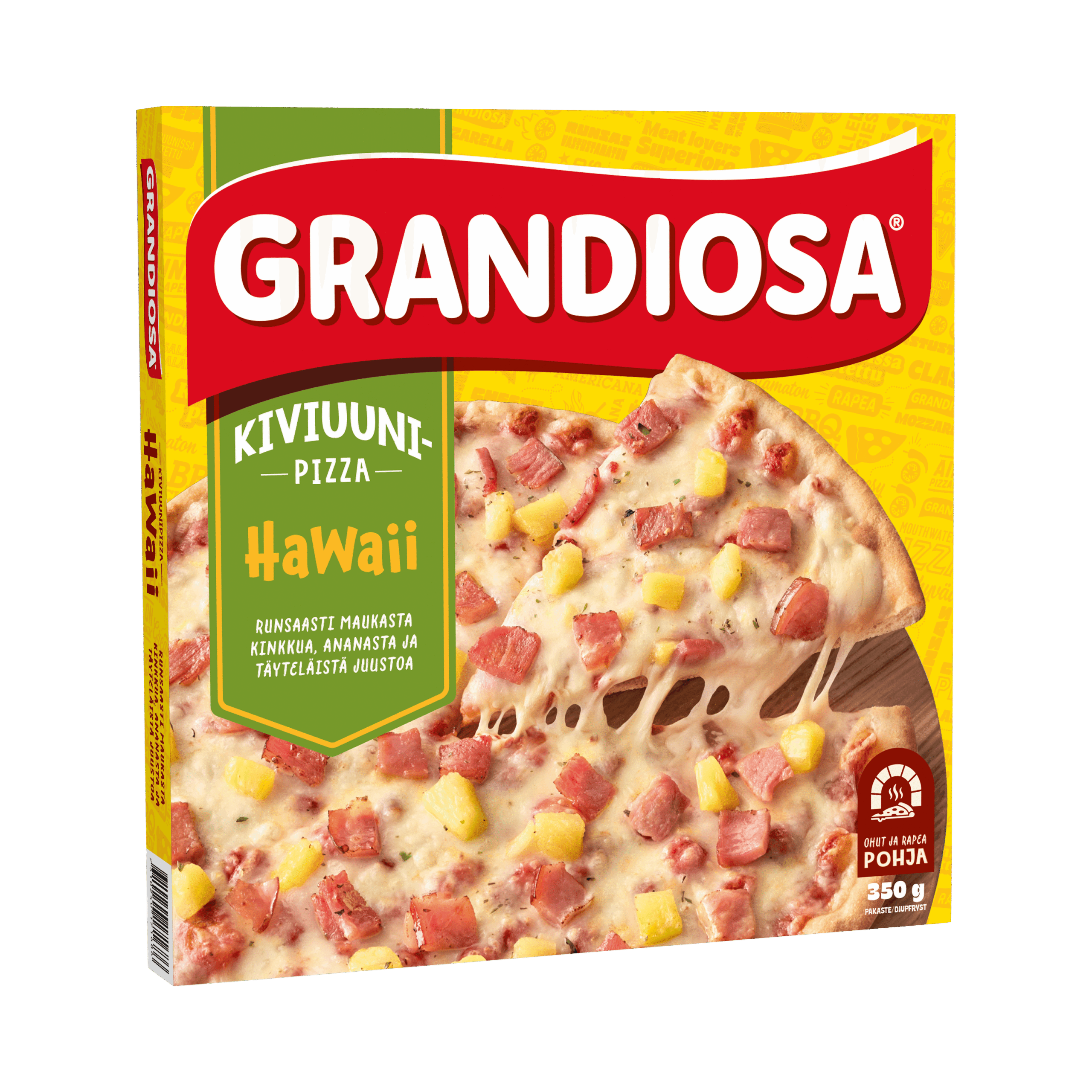 Grandiosa Hawaii kiviahjupizza 350g