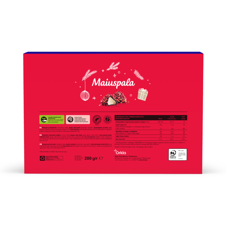 Kalev Maiuspala pralineekommid talvekollektsioon 200g - Image 2