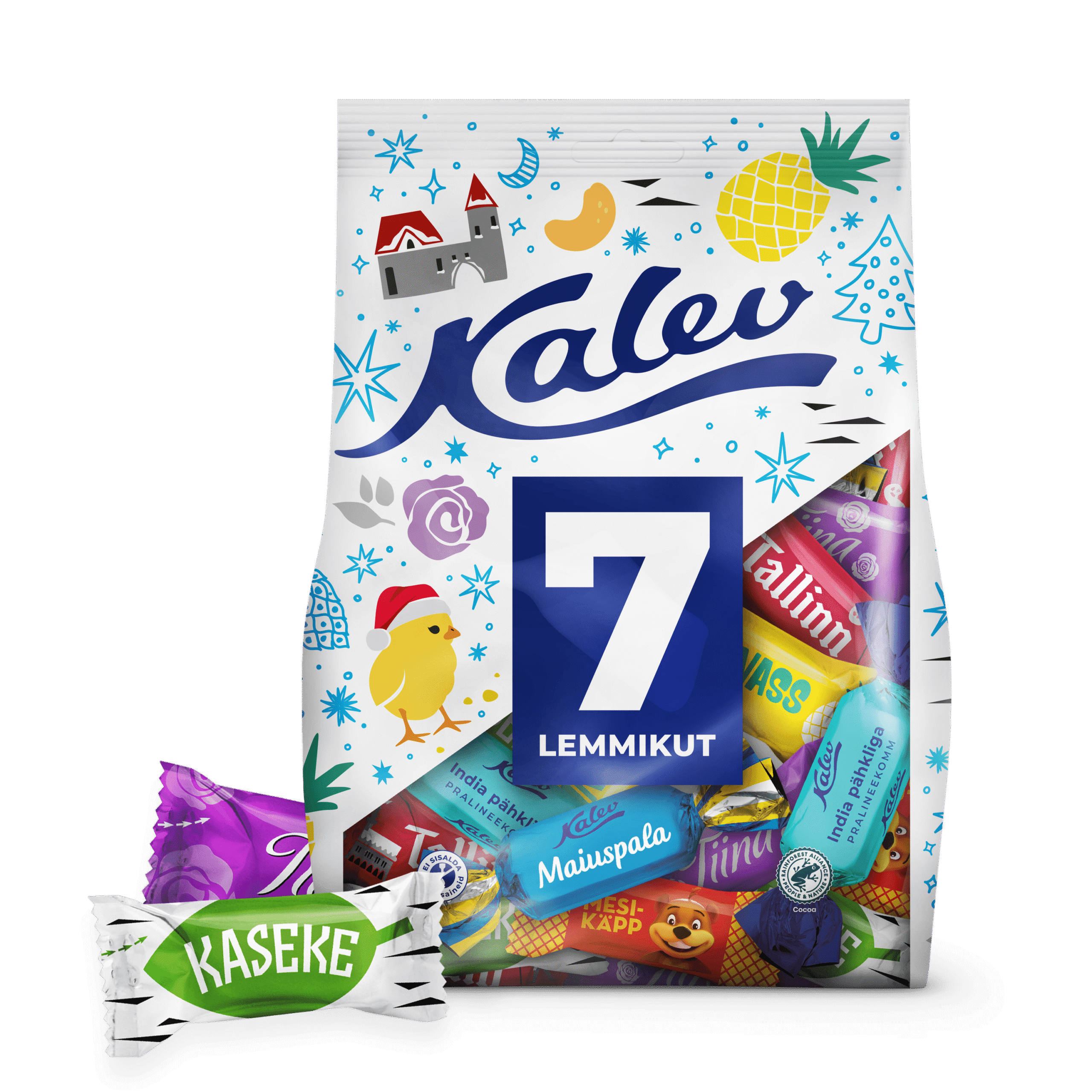 Kalev „7 lemmikut“ mixed candies 700g - Image 3