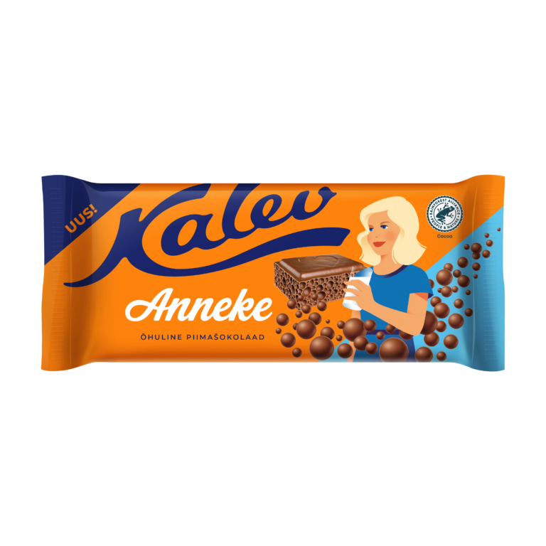 Kalev Anneke milk chocolate with small bubbles 65g