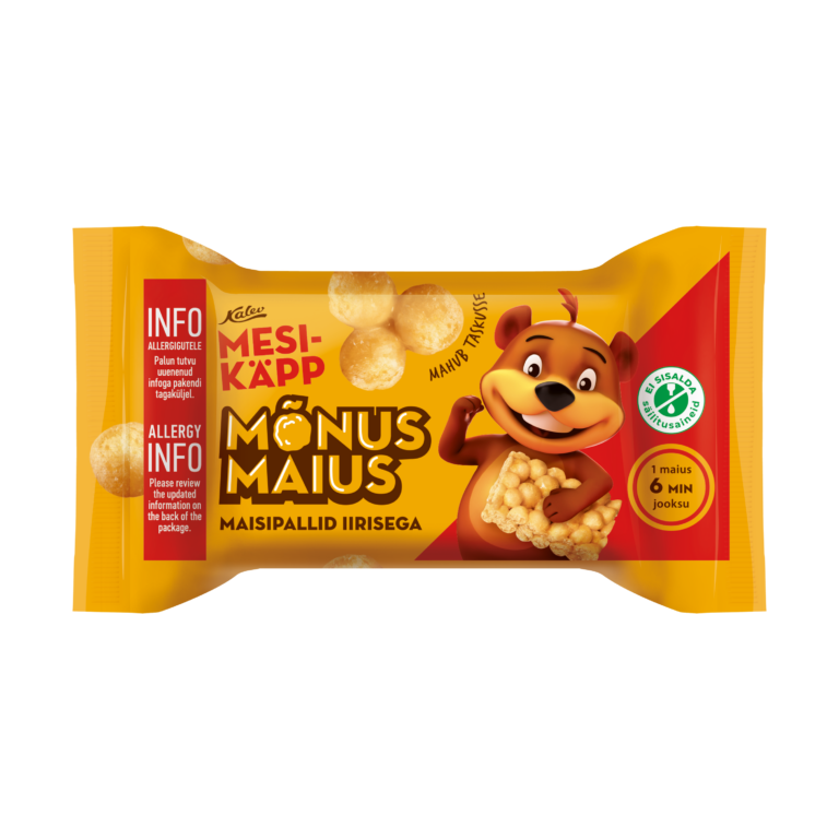 Mesikäpp Mõnus Maius maisipallid iirisega 25g