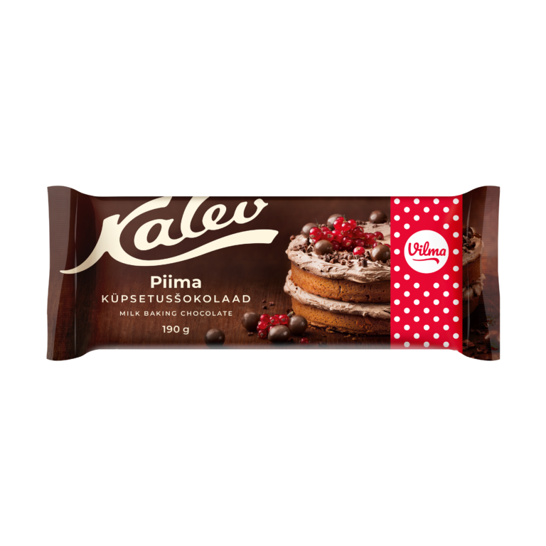 Kalev Vilma Milk Baking Chocolate 190g Orkla Pood Kalev Vilma Milk Baking Chocolate 190g Orkla Pood