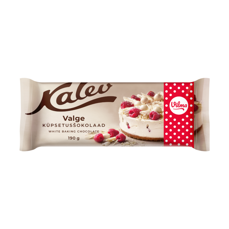 Kalev Vilma küpsetusšokolaad valge 190g