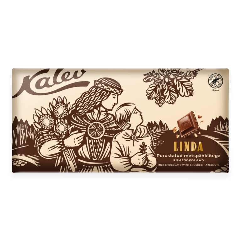 Kalev Linda milk chocolate with crushed hazelnuts 270g