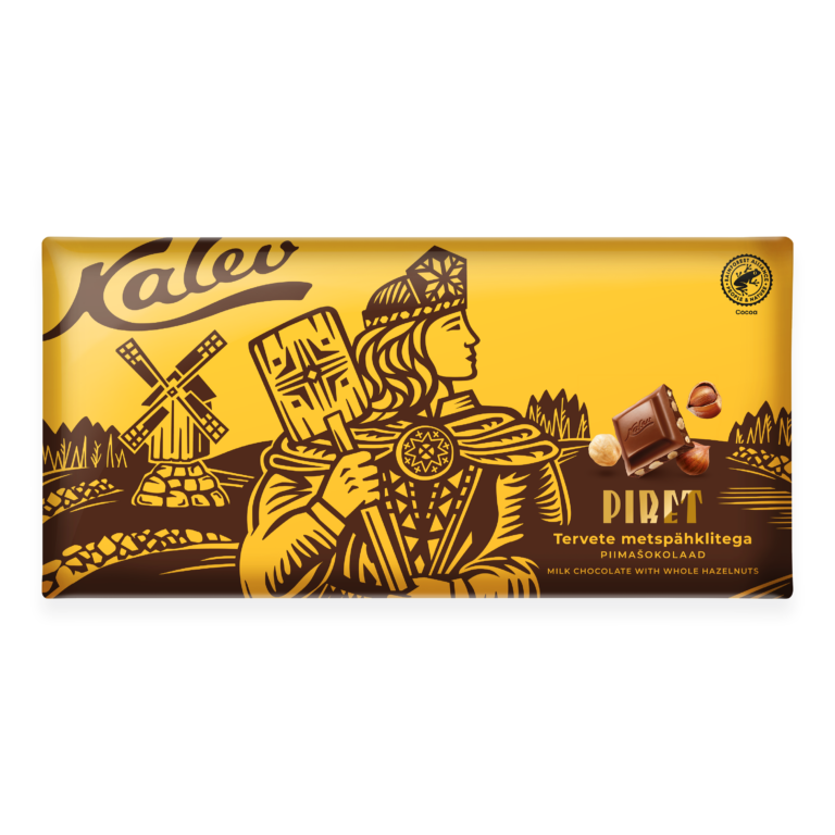 Kalev Piret milk chocolate with whole hazelnuts 270g
