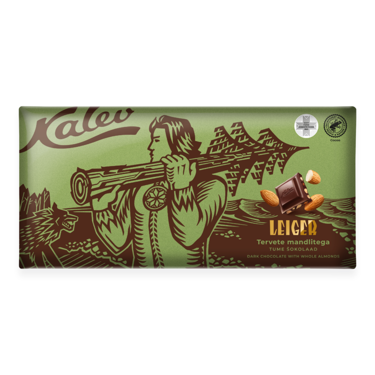 Kalev Leiger dark chocolate with whole almonds 270g