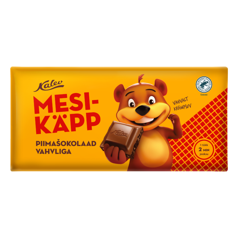 Mesikäpp piimašokolaad vahvliga 270g