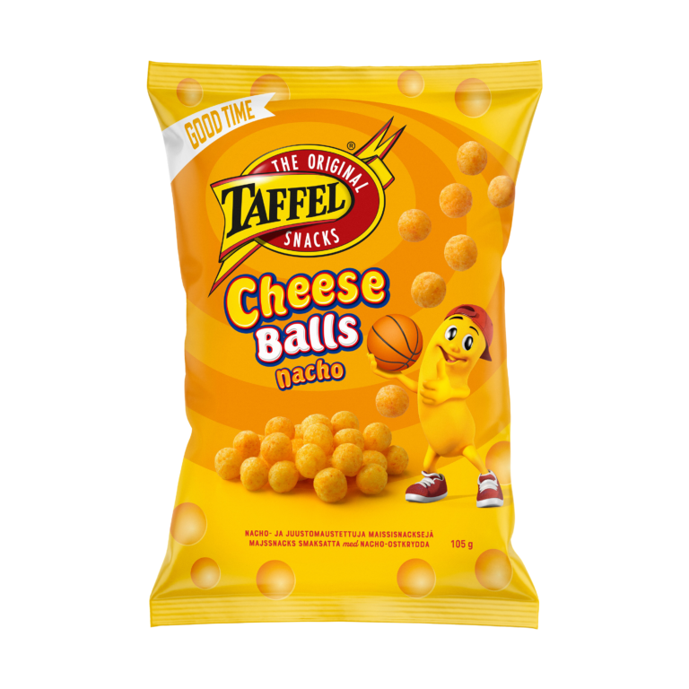 Taffel Cheese Balls Nacho кукурузные снеки 105г