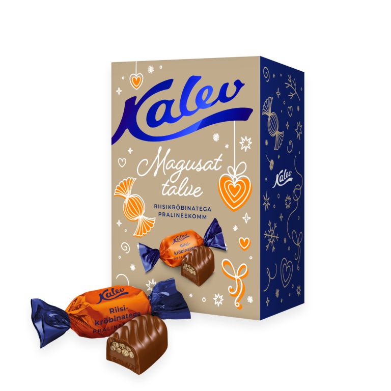 Kalev riisikrõbinatega pralineekomm piimašokolaadis 150g - Image 3
