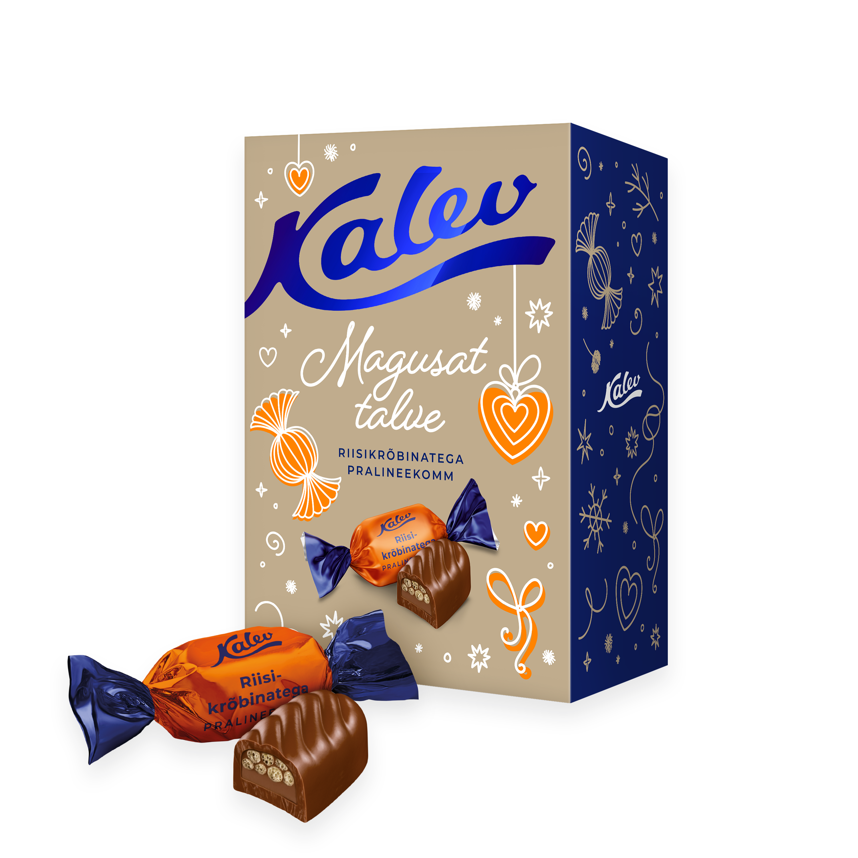 Kalev riisikrõbinatega pralineekomm piimašokolaadis 150g - Image 3