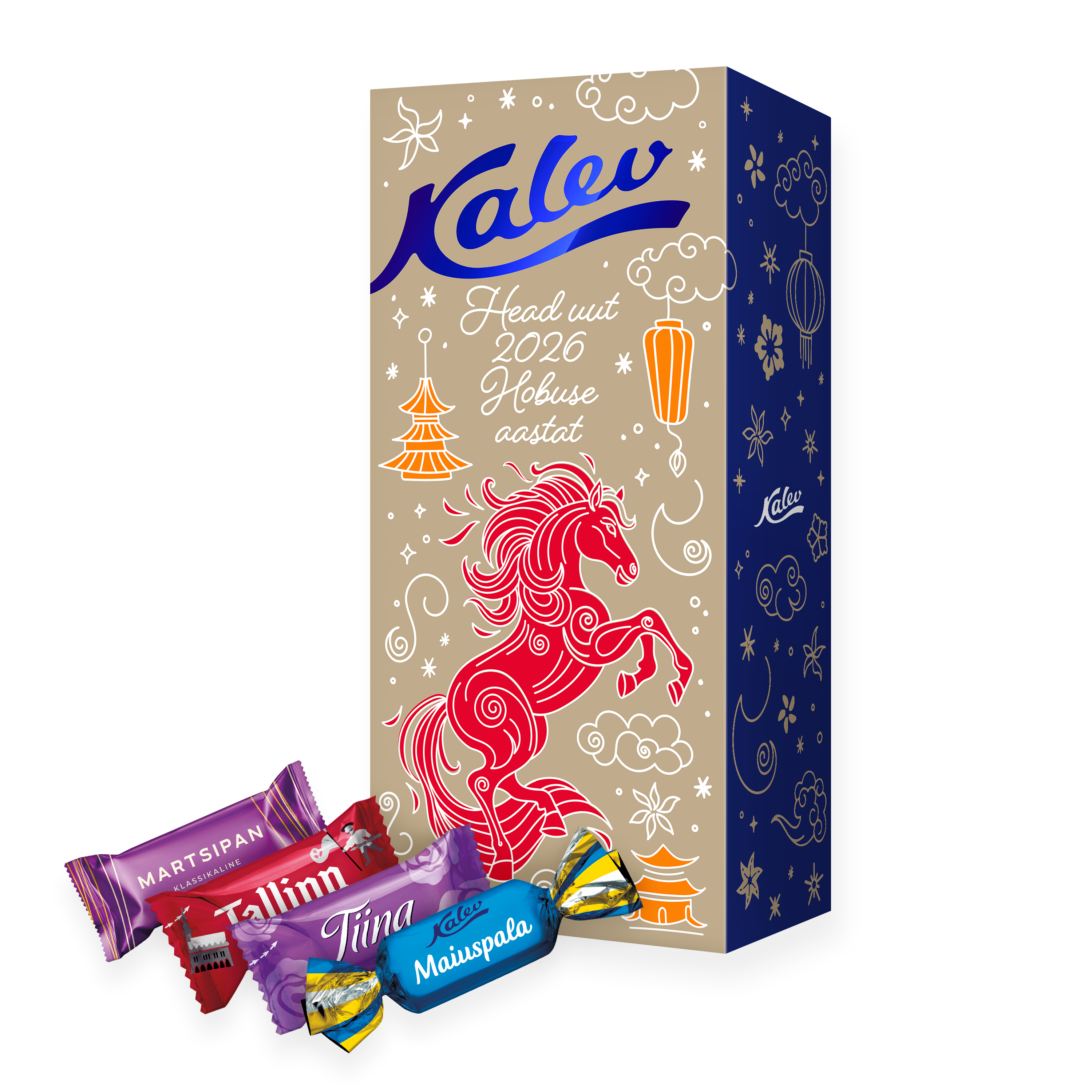Kalev пакет с конфетами "С Новым годом – годом лошади!" 420г — изображение 3