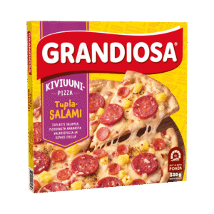 Grandiosa Double Salami kiviahjupizza 330g