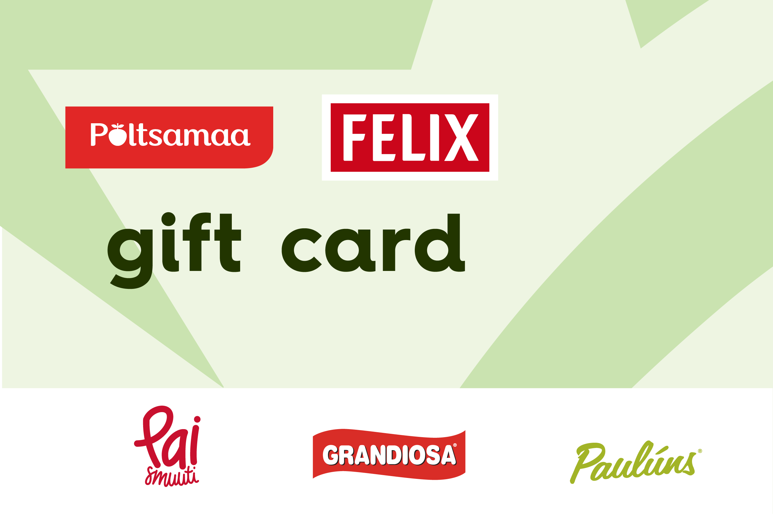 Põltsamaa/Felix gift card
