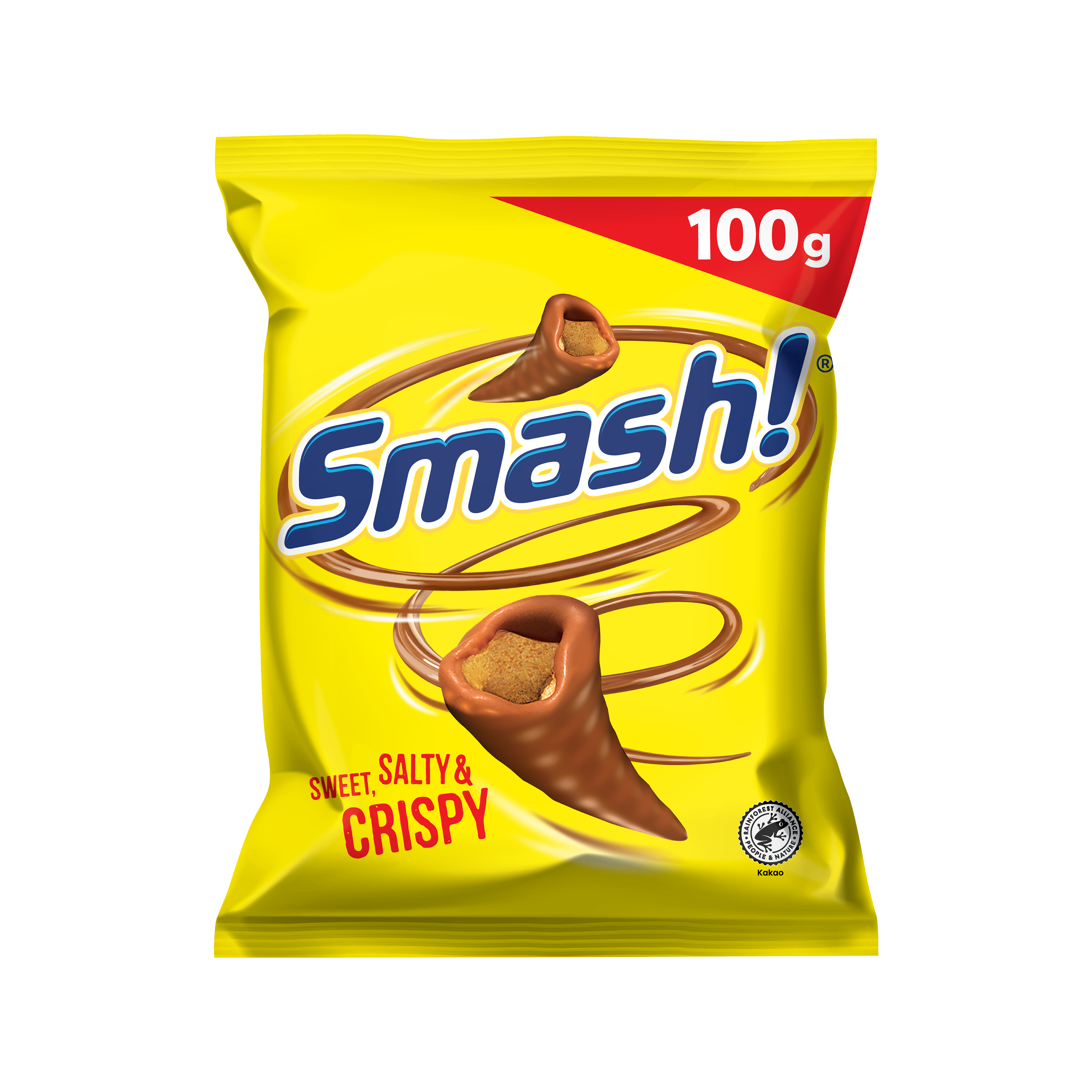 Smash! кукурузные снеки в молочном шоколаде 100г