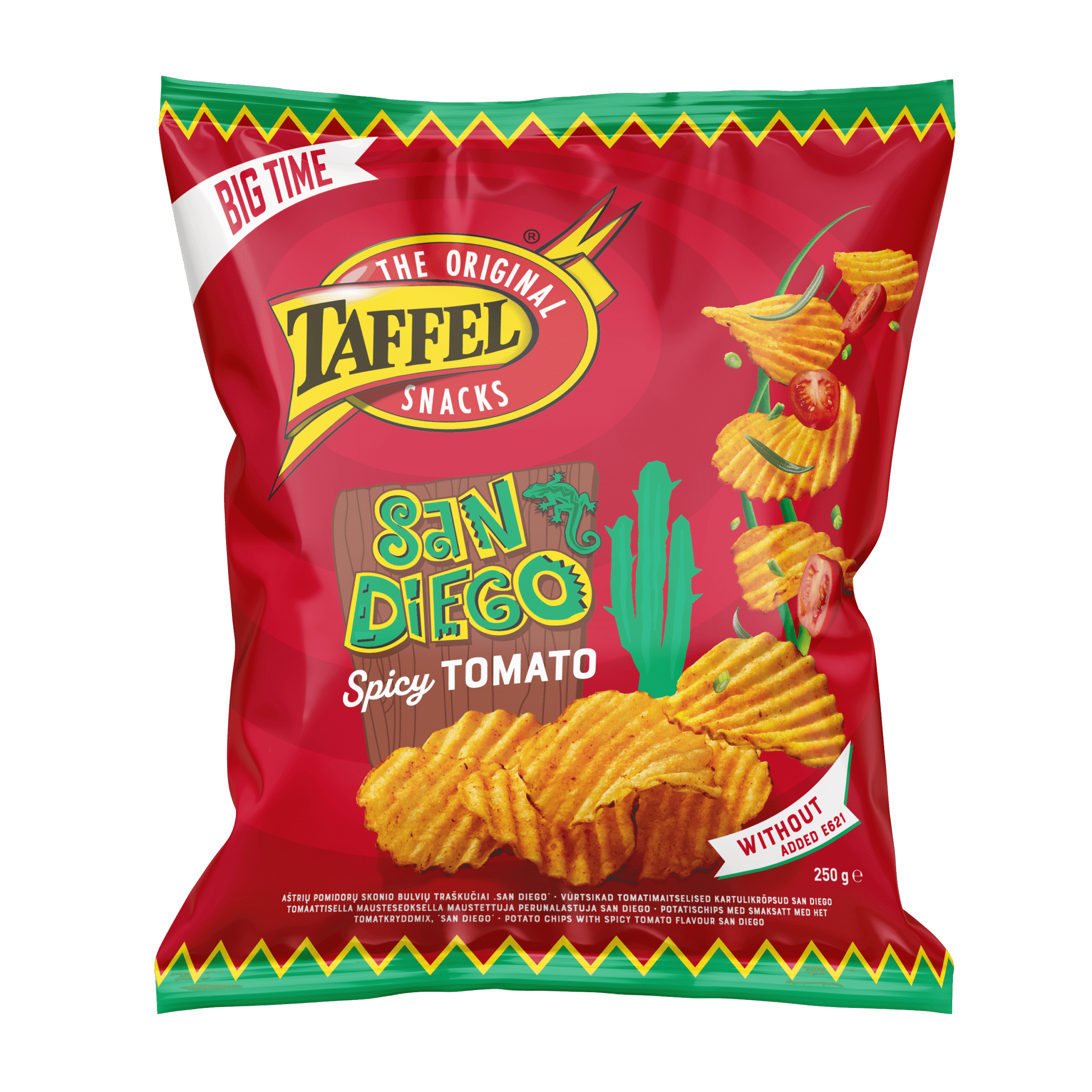 Taffel San Diego vürtsika tomati maitselised kartulilaastud 250g