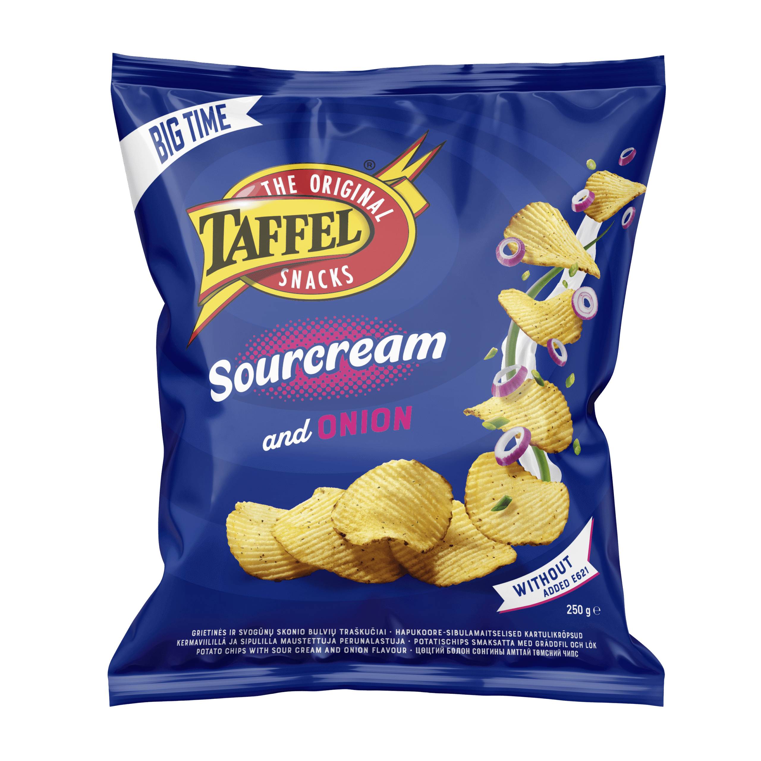 Taffel hapukoore-sibulamaitselised kartulilaastud 250g
